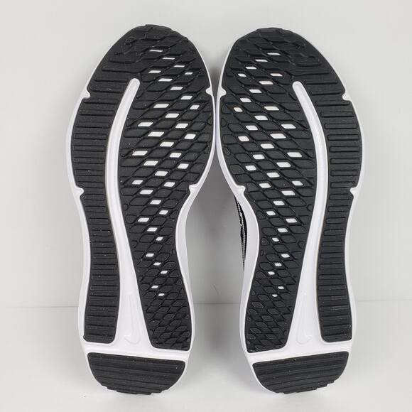 Nike Downshifter 12 Mens Sz 8 Womens Sz 9.5 Black White Smoke Grey Sneaker Shoes main image 6